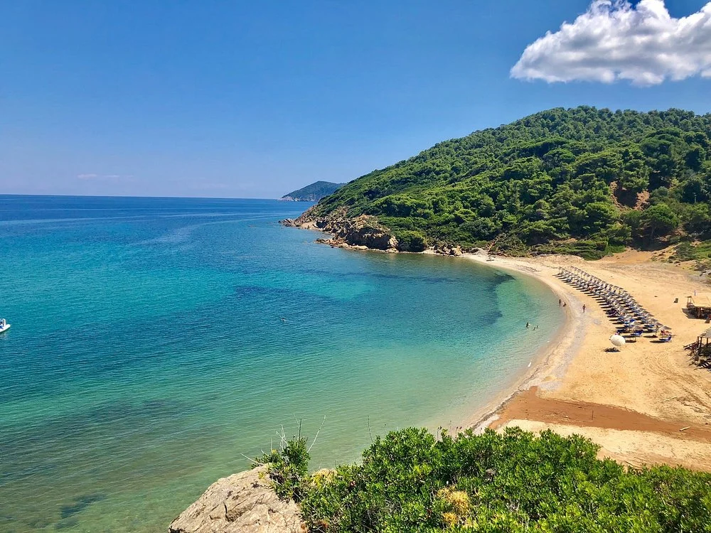 Agkistros beach tavern in skiathos