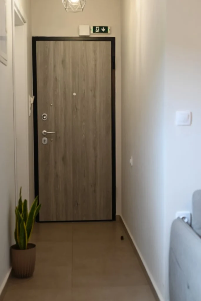 Emocean apartments main apartment door interior scene