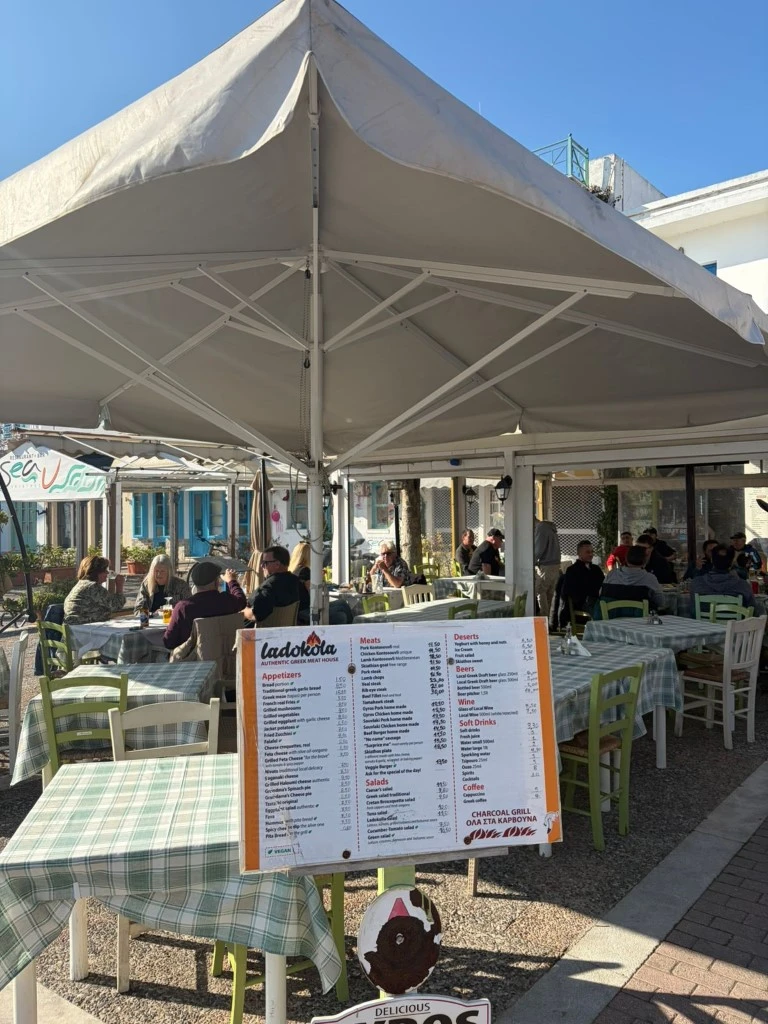 Greek Grill Ladokola Tavern at old port skiathos