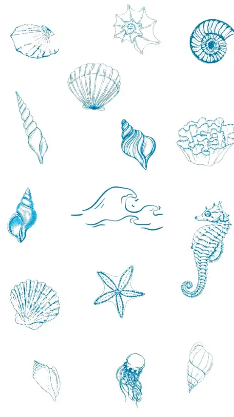 Sea pattern small